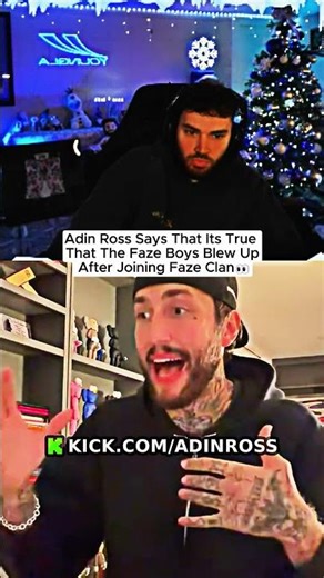 Adin Ross Says That Its True That The Faze Boys Blew Up After Joining Faze Clan👀