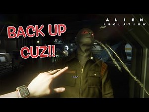 ROBOTS ON THAT STUFF! ( FUNNY "ALIEN: ISOLATION" GAMEPLAY #12)