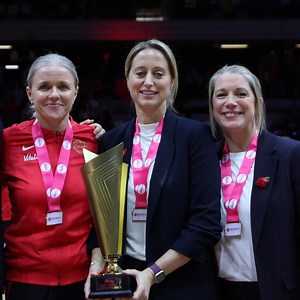 16K views · 49 reactions | ️ Coaching Conversations has landed! Jess Thirlby, Vitality Roses Head Coach, and Anna Stembridge, Vitality Roses Assistant Coach, are hosted by Sarah Green, Performance Pathway Coach Developer, as they chat all things coaching philosophy, the Vitality Roses’ way, and the importance of fun  朗 With more episodes to come, check out the full first one here: https://www.youtube.com/watch?v=YeSagFE4Zvg | England Netball | Facebook