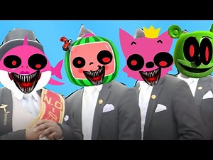 Cocomelon.EXE & Baby Shark.EXE & Pinkfong.EXE & Gummy Bear.EXE - Coffin Dance Song Astronomia Cover