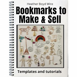 Wire Bookmarks to Make, Gift and Sell Ebook // Templates Wire Jewelry Tutorial PDF Patterns - Etsy