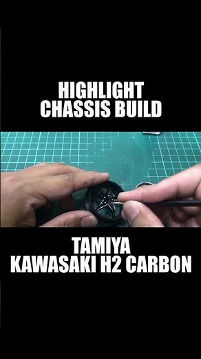 Starting the beast! 🔥 Tamiya 1/12 Kawasaki Ninja H2 Carbon build is all about the chassis