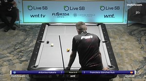 274K views · 1.6K reactions | Francisco Sanchez Ruiz is walking a very, very fine line here...  7-1 down to Antonios Kakaris and the Spaniard is handed a lifeline 欄 Live SB Việt Nam | #WNT | #FloridaOpenPool  | Matchroom Pool | Facebook