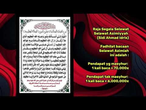 Kelebihan Selawat Azimiah