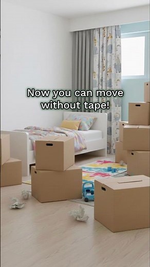 Move without tape - no tape moving box for every room