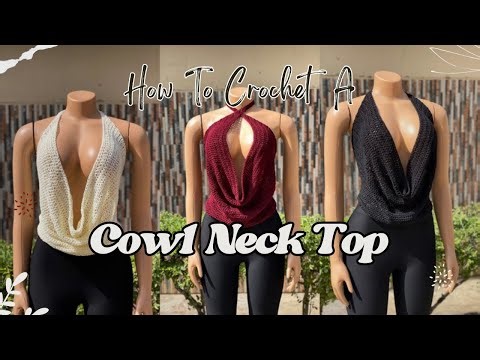 How to Crochet a Cowl Neck Top | Easy Beginner Crochet Tutorial