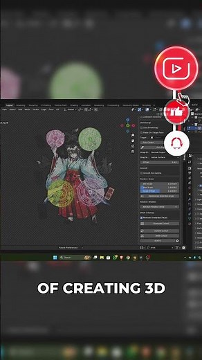 Turn 2D Images into 3D Models in Blender - Cut & Wrap