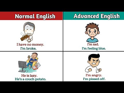 Speak Like a Native: Basic English vs Advanced English sentences