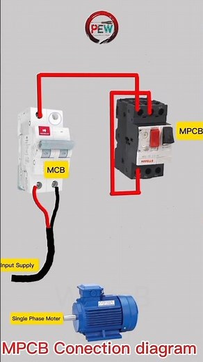 single phase mpcb connection diagram, single phase MCB connection#viral #electrcal #electric #shots