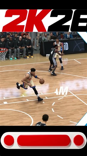 Karl Anthony Towns Aggressive Dunk NBA 2k26 #shorts