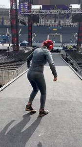 Bayley imitating AJ Style's entrance in WrestleMania setup 😃🔥 #ajstyles #Bayley | Wrestle Club
