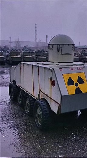 A rain-soaked graveyard of abandoned Chernobyl cleanup robots feels like an entire emergency technology program left behind to corrode in silence. #chernobyl #robots