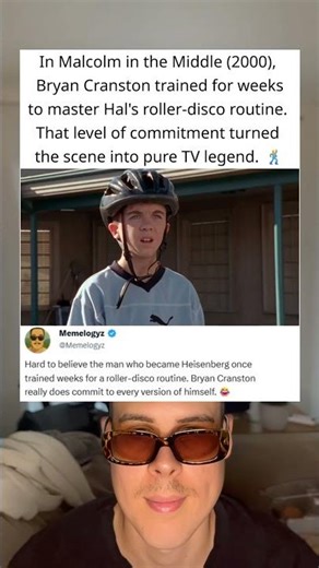 In Malcolm in the Middle (2000), Bryan Cranston’s roller-disco training turned Hal into TV Legend