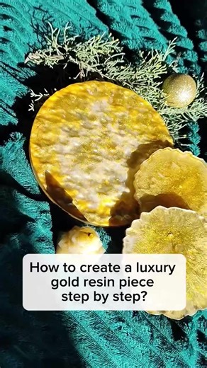 ✨ Luxury gold geode piece with Artline Honey Epoxy Resin by @Belen.ortego.art 🎁 Use code BELENRESIN to get 15% off on artline-resin.eu You can order Artline Honey Epoxy Resin and all decorative elements via the link in our bio 🔗 Get inspired by our creator as she designs this elegant gold geode artwork step by step ✨ She uses Artline Honey Epoxy Resin — a thick resin that provides perfect control and helps create defined, dimensional shapes. To achieve this luxurious look, she works with Artli