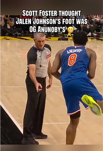 This out of bounds call 😮 #nba #basketball #nbabasketball #knicks #nbaplayoffs