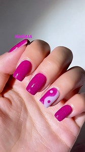 956K views · 19K reactions | Dual colored TaiChi ☯️ design by powder & liquid nails dipping system ✨ #dippowdernails #dippowder #diynails #halloweennails #nailsinspo | Nagaia Nail | Facebook