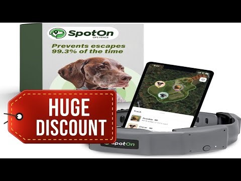 SpotOn GPS Wireless Dog Fence Collar Accurate & Reliable Unlimited Fences Extended - B0D1KZ9P93