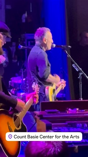 1071TheBoss on Instagram: "@springsteen on Saturday night! Bruce Springsteen with @joegrushecky at @lod_foundation @basiecenter ! #1071theboss #brucespringsteen #lightofday"