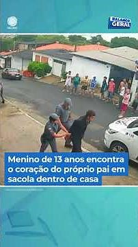 13-year-old boy finds his own father's heart in a bag inside their home | #balançogeral #shorts