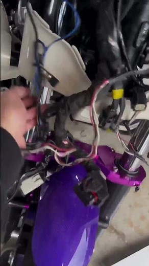 Removing a Street Glide Batwing Inner Fairing To Install The OG Top Triple Tree