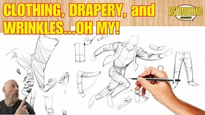 Drawing Clothing, Drapery, and Wrinkles, it’s not that hard!