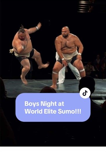 Boys night at @WES - World Elite Sumo This is my first ever time watching Sumo Wrestling! I have no idea what to expect! Let’s do this! @Bryan L Miller @Jeff Boman - Travel Planner @live.laugh.lem #Sumo #Boysnight #wrestling #orlando #worldelitesumo