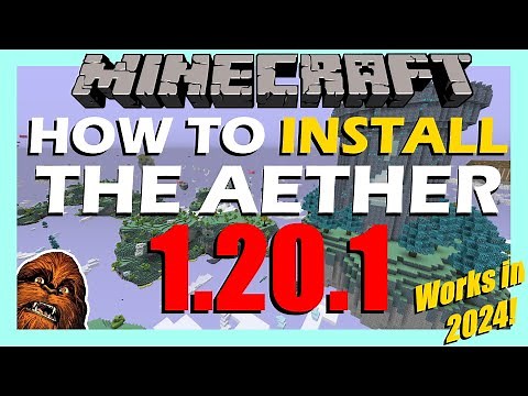 [New] Minecraft 1.20.1 - How to install THE NEW AETHER mod [WORKS IN 2024]