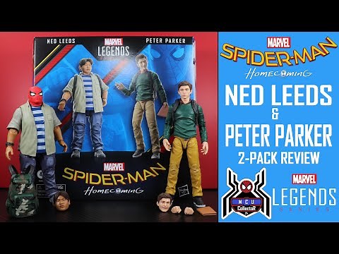 Marvel Legends NED LEEDS & PETER PARKER Spider-Man Homecoming MCU Beyond Amazing 60th 2-Pack Review