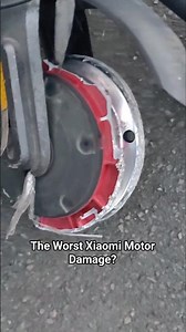 😬 Xiaomi Mi Pro 2 Motor Damage 💥🛴 #electricscooter #xiaomi #damage #motor #shortsviral #shorts