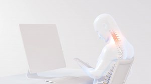 Posture changes while using computer and phone leading to neck pain