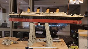 Combining two of the biggest LEGO sets currently available