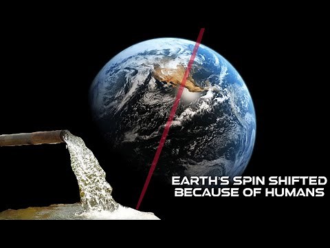 Earth Axis Tilted:Humans Pumped So Much Groundwater That Earth’s Spin Shifted‪@TheCosmosNews‬