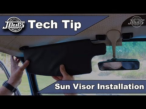 JBugs - Tech Tip - Sun Visor Installation