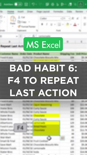 Excel tips for beginners/seasoned users/everyone in between #msexcel #exceltricks #shortcut #youtube #fyp #HolidayOREOke #excelforbusiness #teachersoftiktok #edutok #excelhack #discoverypage