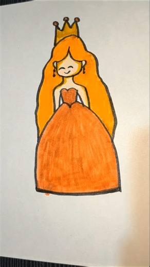 Doll Drawing #art #drawing #shorts