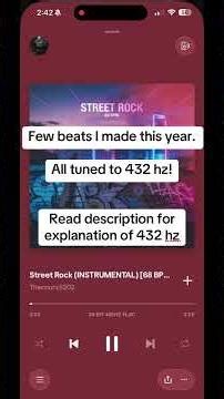 A Few Beats I Made This Year, All Tuned to 432 Hz.