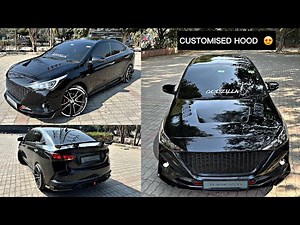 Only Verna modified with customised hood | verna sx(o) modifications worth ₹4,50,000