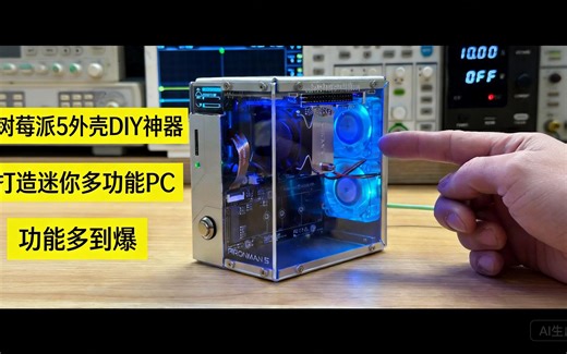[中配]树莓派5外壳DIY神器，打造迷你多功能PC - inventor KR