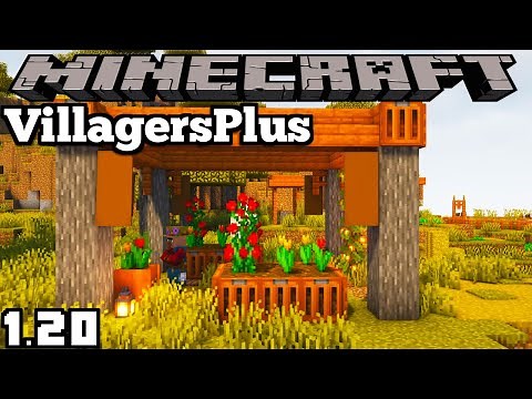 VILLAGERSPLUS MOD UPDATE - MINECRAFT 1.20 (MOD SHOWCASE)
