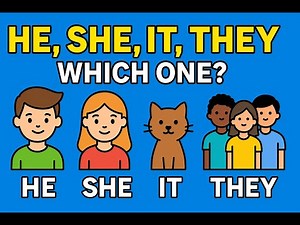 He, She, It, They – Learn English Pronouns Easily with Examples | Grammar Questions Answered