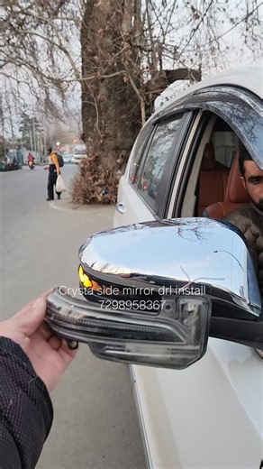 Bismillah motors on Instagram: "Crysta side mirror drl install #trendingreels #viral #tourism #crysta"