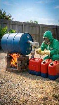 This crazy idea turns plastic into gasoline! The secret to creating fuel at home