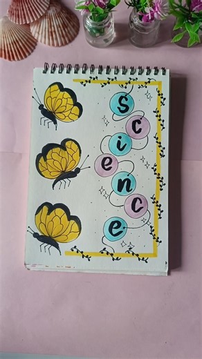 Creative science front page design #frontpage #coverpage #shorts