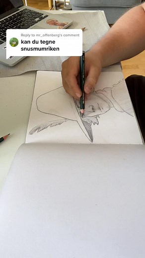 Replying to @mr_offenberg jeg tegner realistisk snusmumrik! #tegning #moomin #mummitroll #mummitrollet #snusmumriken #drawing #timelapse #portrett #tegneøvelse #sommer #norge #norsksommer #norskkunst #tegneutfordring #tiktok #tiktoknorge #fyp #fypnorge