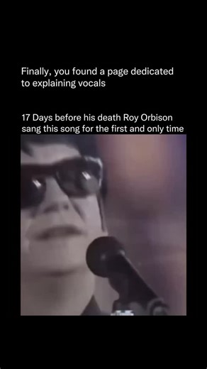 Explaining Vocals on Instagram: "🎶 You Got It was released in 1988 and marked a powerful late-career resurgence for Roy Orbison. Written with Jeff Lynne and Tom Petty, the song blended Orbison’s unmistakable voice with a modern, polished production that still respected his classic emotional style. It was proof that Orbison’s sound hadn’t aged, it had evolved. His voice, fragile and powerful at the same time, carried a sense of longing and sincerity that few singers could match. Tragically, “You
