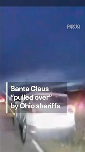 Santa Claus pulled over by Ohio sheriff's deputy | FOX 10 Phoenix