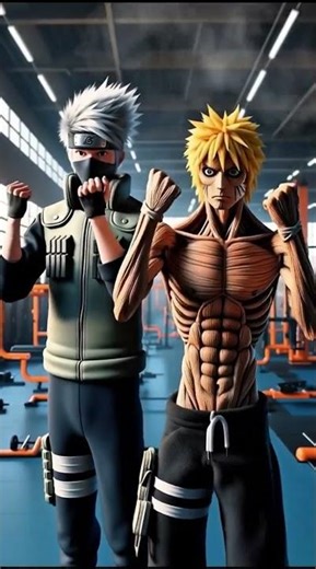 From Weak to Powerful 💥💪| Naruto Uzumaki's Epic Muscle Transformation #naruto #anime