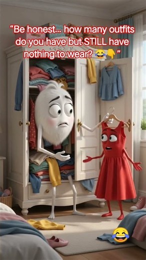 When You Have NOTHING to Wear 😂👗 #Shorts #Funny