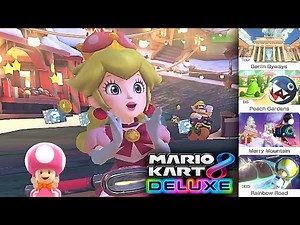 Mario Kart 8 Deluxe Peachette Gameplay Moon Cup
