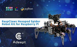 Watch RaspClaws Hexapod Spider Robot Kit for Raspberry Pi on Amazon Live